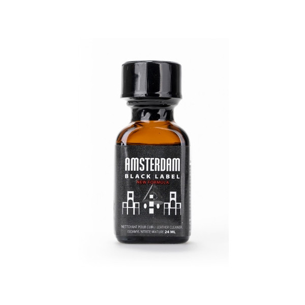 Poppers Amsterdam Black  label 24ml