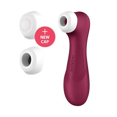 SATISFYER Pro 2 Gene 3 Technologie d'air liquide Aspiration et vibration Application Connect Rouge vin