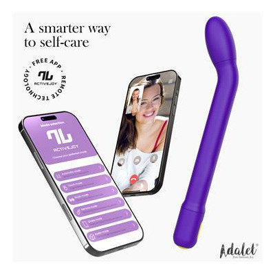 Vibromasseur ADALET Gently Gpoint avec application Violet
