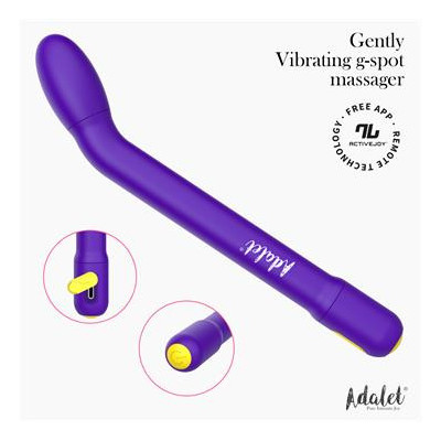 Vibromasseur ADALET Gently Gpoint avec application Violet