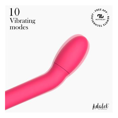 Vibromasseur ADALET Gently Gpoint avec application rose