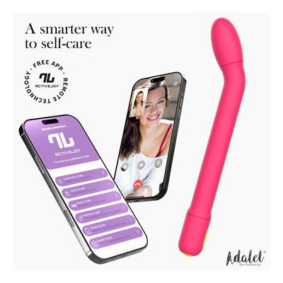 Vibromasseur ADALET Gently Gpoint avec application rose