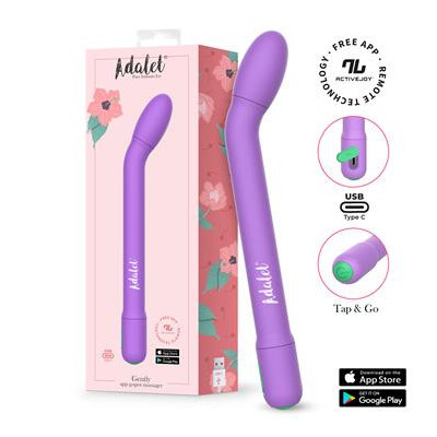 Vibromasseur ADALET Gently Gpoint avec application Lavande