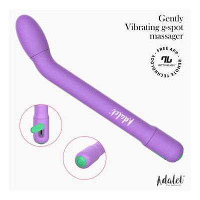 Vibromasseur ADALET Gently Gpoint avec application Lavande